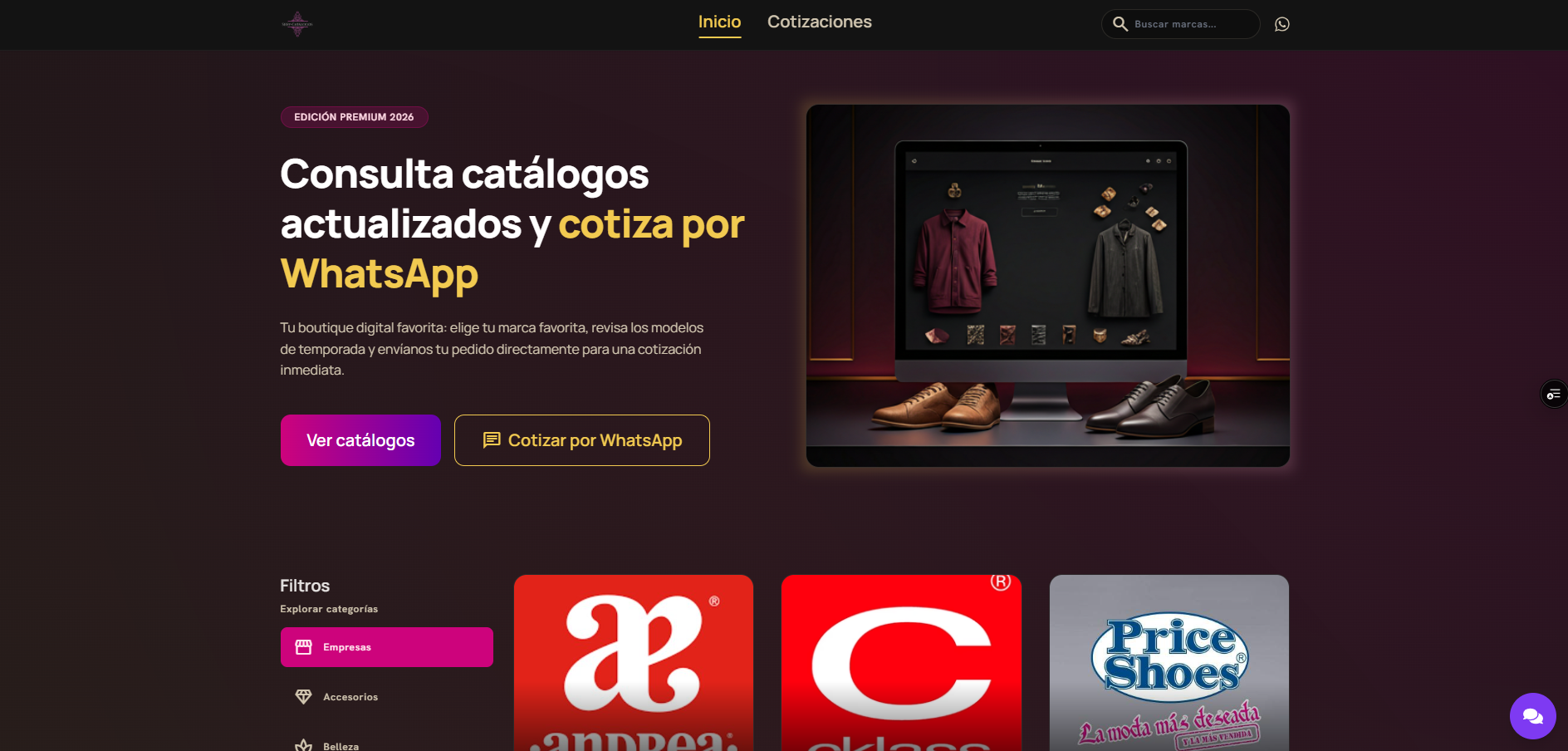 Catálogos de Sissy